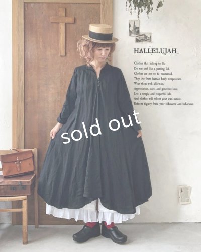 画像8: HALLELUJAH/Robe de femme de chambre 小間使いローブ衿付・off-white