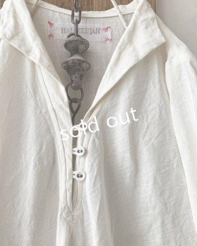 画像3: HALLELUJAH/Robe de femme de chambre 小間使いローブ衿付・off-white