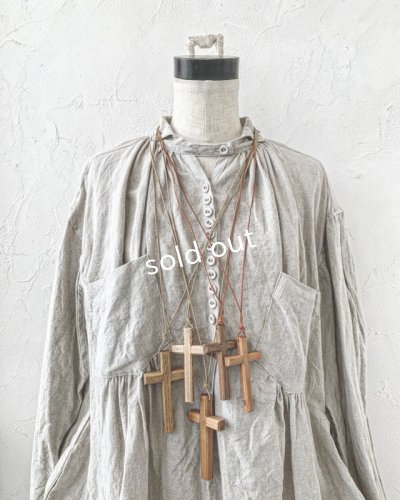 画像3: MARCHE' DE SOEUR／木の十字架ネックレス・brown8.5