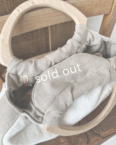 画像6: ecru-ke／木の持ち手バッグ・B