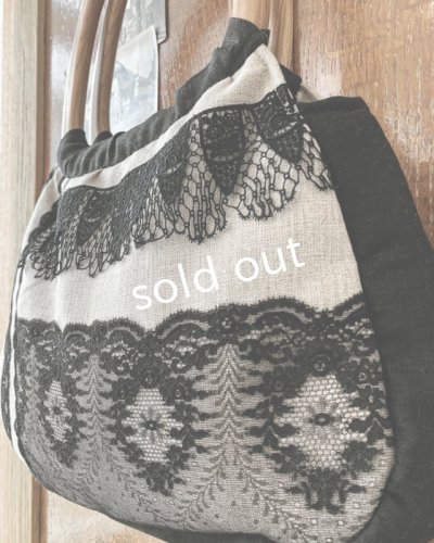 画像3: ecru-ke／木の持ち手バッグ・C