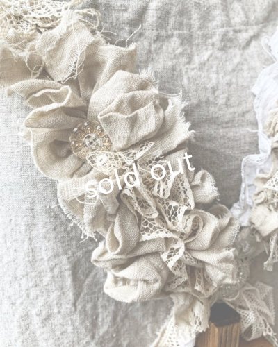 画像6: pollenbienco／アンティークレース十字架ネックレス・A