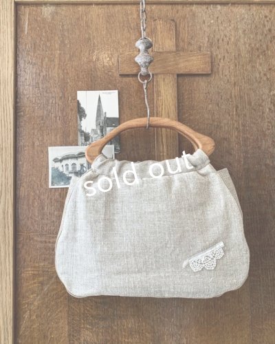画像5: ecru-ke／木の持ち手バッグ・A