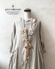 画像1: pollenbienco／アンティークレース十字架ネックレス・A (1)