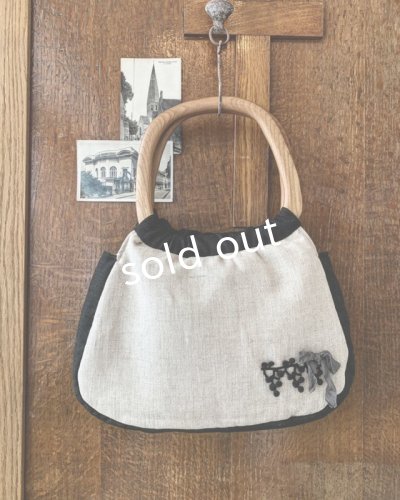 画像8: ecru-ke／木の持ち手バッグ・C