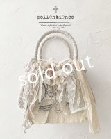 pollenbienco／アンティークレースと十字架のかごバッグ