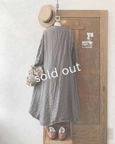 画像6: HALLELUJAH/1890's Bourgeron 羊飼いローブ・gray