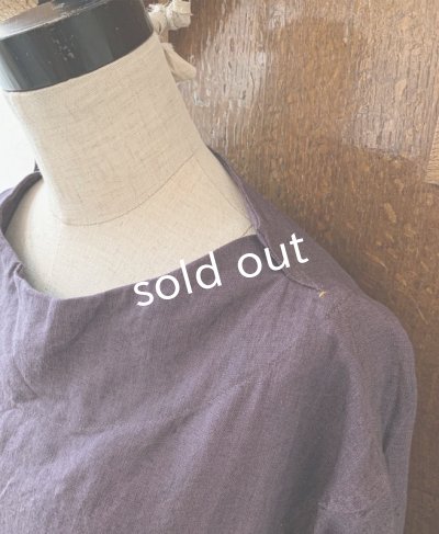 画像5: HALLELUJAH／1890's Bourgeron 羊飼いローブ・purple