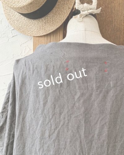 画像7: HALLELUJAH/1890's Bourgeron 羊飼いローブ・gray