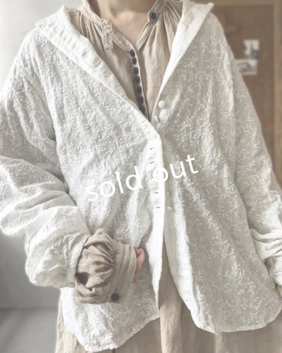 画像9: HALLELUJAH／Victorian Chemise ヴィクトリア時代のシャツ・Off White