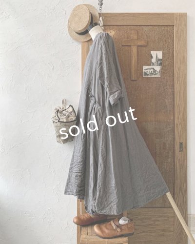 画像5: HALLELUJAH/1890's Bourgeron 羊飼いローブ・gray