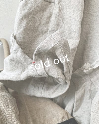 画像4: HALLELUJAH／1890's Bourgeron 羊飼いローブ・flax