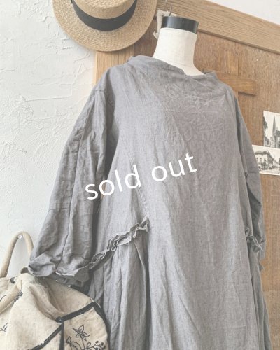 画像3: HALLELUJAH/1890's Bourgeron 羊飼いローブ・gray