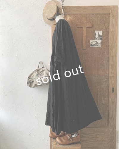 画像5: HALLELUJAH/1890's Bourgeron 羊飼いローブ・black