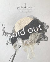 pollenbienco／アンティークレースのハット・D