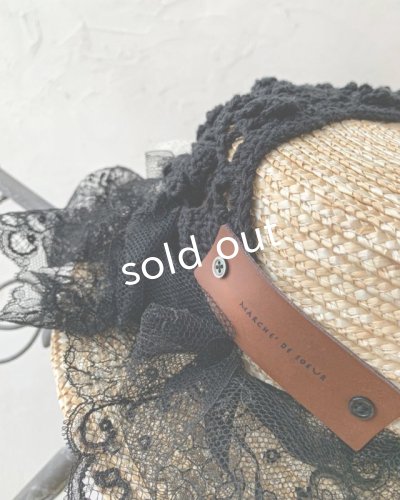 画像5: pollenbienco/アンティークレースのハット・D