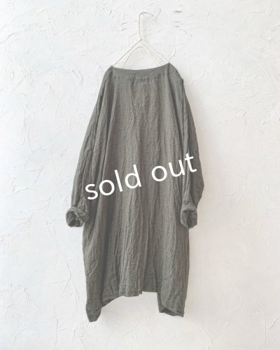 画像6: MARCHE' DE SOEUR/リネンワイドチュニック・カーキ