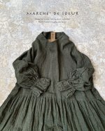 画像8: MARCHE' DE SOEUR／パフスリーブギャザーワンピース・カーキ (8)