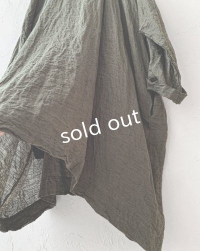 画像3: MARCHE' DE SOEUR/リネンワイドチュニック・カーキ