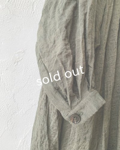 画像4: MARCHE' DE SOEUR/ワイドギャザーワンピース・カーキ