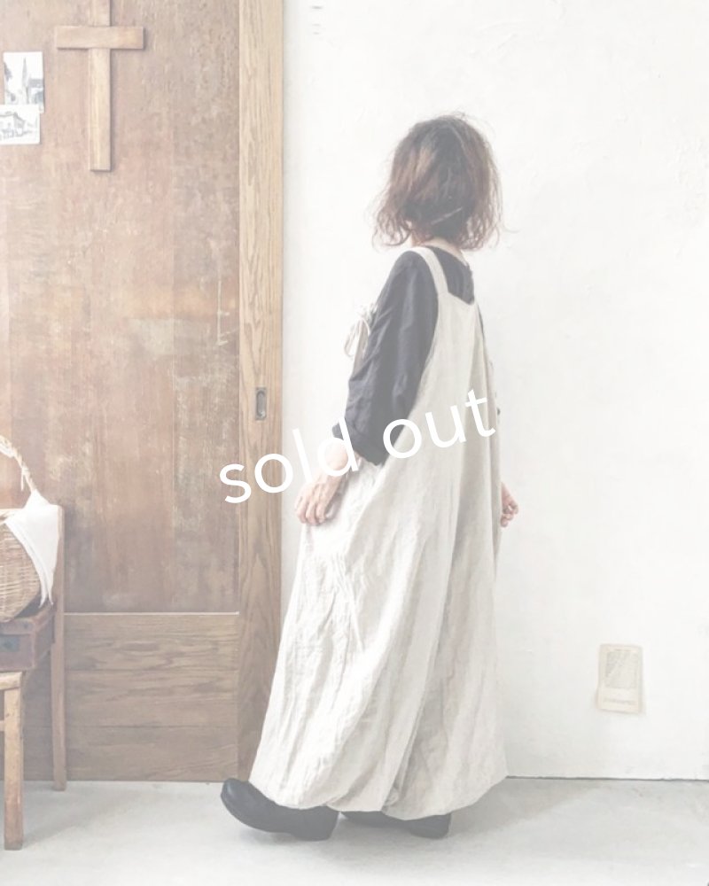 画像12: MARCHE' DE SOEUR／ピエロサロペット・オーガニックデニム (12)