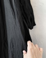 画像5: MARCHE' DE SOEUR／ワイドギャザーワンピース・黒 (5)