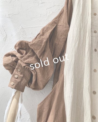 画像6: MARCHE' DE SOEUR／祈りのワンピース・アンティークブラウン×ファナージュミルク