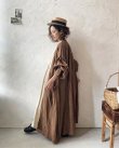 画像12: MARCHE' DE SOEUR／祈りのワンピース・アンティークブラウン×リトアニアジャガード (12)