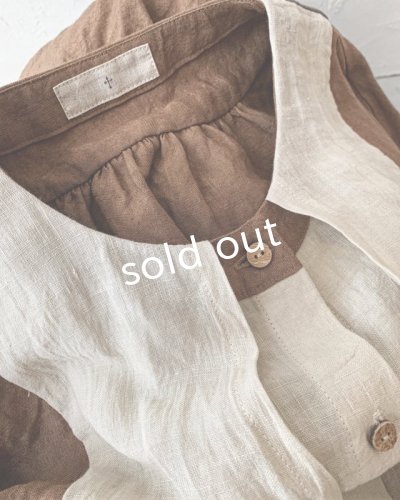 画像3: MARCHE' DE SOEUR／祈りのワンピース・アンティークブラウン×ファナージュミルク