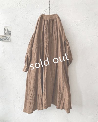 画像9: MARCHE' DE SOEUR/祈りのワンピース・アンティークブラウン×リトアニアジャガード