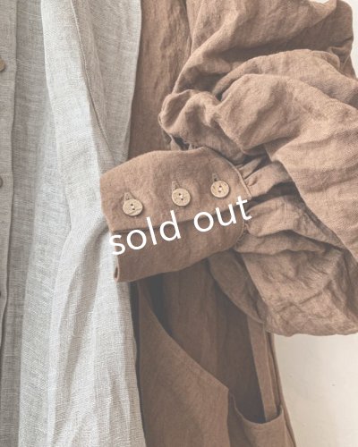 画像5: MARCHE' DE SOEUR/祈りのワンピース・アンティークブラウン×リトアニアジャガード