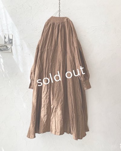 画像7: MARCHE' DE SOEUR／祈りのワンピース・アンティークブラウン×ファナージュミルク