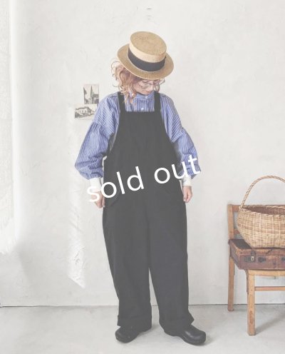 画像11: je suis comme je suis/piping pocket salopette・ecru