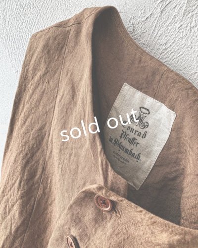 画像7: Reliure／ボタンベスト・アンティークブラウン