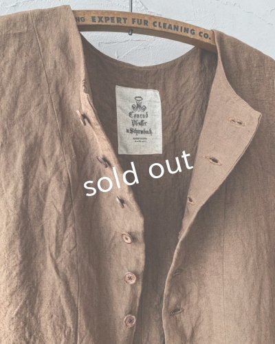 画像6: Reliure／ボタンベスト・アンティークブラウン