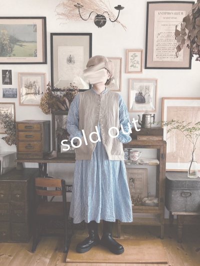 画像15: Reliure／ボタンベスト・アンティークブラウン