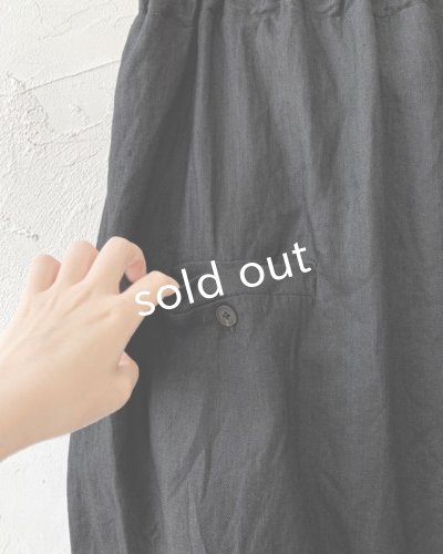 画像5: Reliure／サルエルパンツ・ヘリンボンブラック