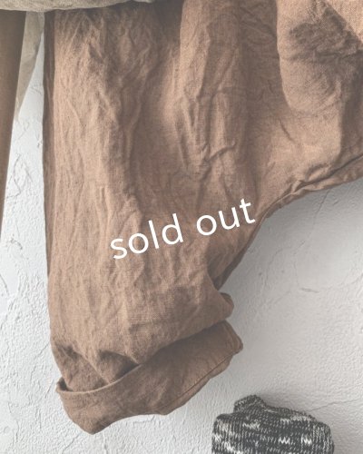 画像6: Reliure／サルエルパンツ・アンティークブラウン