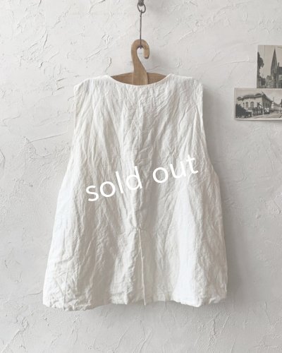 画像7: Reliure／ボタンベスト・オフ