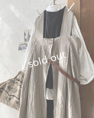 画像5: MARCHE' DE SOEUR／種蒔のエプロン・リトアニアリネン