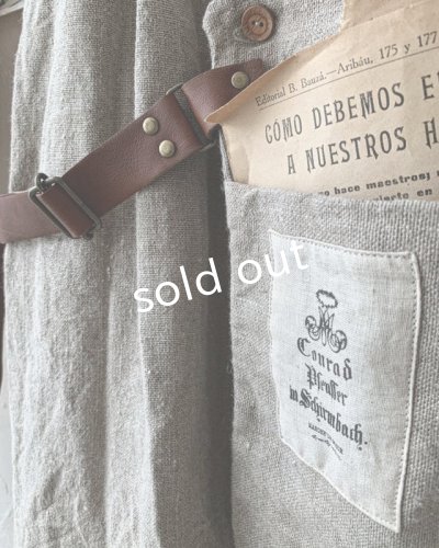 画像9: MARCHE' DE SOEUR／種蒔のエプロン・リトアニアリネン