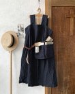 画像3: MARCHE' DE SOEUR／種蒔のエプロン・濃紺 (3)