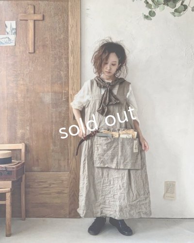 画像12: MARCHE' DE SOEUR／種蒔のエプロン・リトアニアリネン