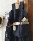画像4: MARCHE' DE SOEUR／種蒔のエプロン・濃紺 (4)