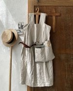 画像8: MARCHE' DE SOEUR／種蒔のエプロン・クラッシュリネン (8)