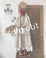 MARCHE' DE SOEUR／種蒔のエプロン・クラッシュリネン