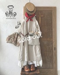 MARCHE' DE SOEUR／種蒔のエプロン・クラッシュリネン
