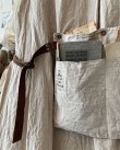 画像4: MARCHE' DE SOEUR／種蒔のエプロン・クラッシュリネン (4)