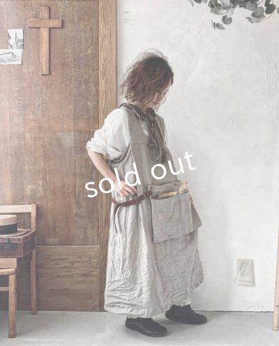 画像13: MARCHE' DE SOEUR／種蒔のエプロン・リトアニアリネン