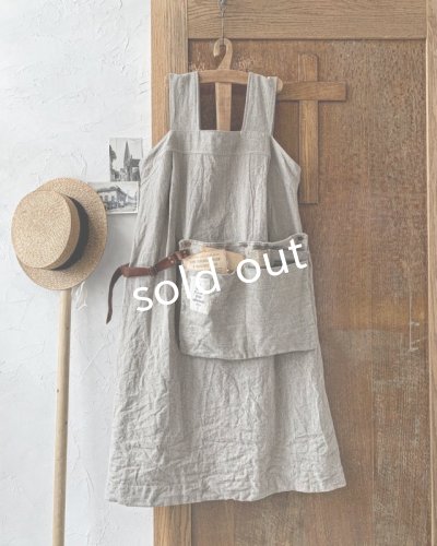 画像6: MARCHE' DE SOEUR／種蒔のエプロン・リトアニアリネン